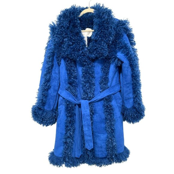 Ow Collection $550 Revolve Aspen Mountain Blue Coat Sz Small NWT Jacket - Picture 4 of 12